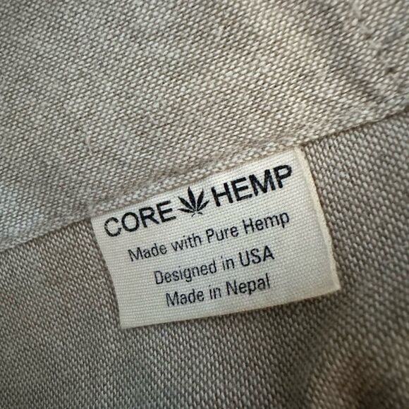 Core Hemp Handmade Natural Pure Hemp Lightweight Mini Backpack - Picture 6 of 8